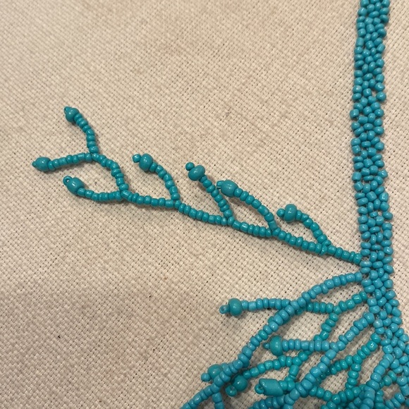 Vintage Turquoise Boho beaded necklace. - Picture 7 of 8